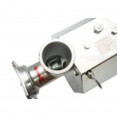 Masina de tocat carne inox electrica 600W, 220V, capacitate 100 kg/h, adaptor carnati, 2 site si 2 cutite incluse 340x185x365mm