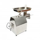 Masina de tocat carne inox electrica 850W, 220V, capacitate 150 kg/h, adaptor carnati, 2 site si 2 cutite incluse 380x210x415mm