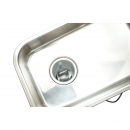 Masina de tocat carne inox electrica 850W, 220V, capacitate 150 kg/h, adaptor carnati, 2 site si 2 cutite incluse 380x210x415mm