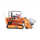 Masina de tuns iarba cu telecomanda pe senile, motor diesel 12.5CP, latime de taiere 1000mm THOR