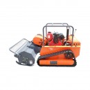 Masina de tuns iarba cu telecomanda pe senile, motor diesel 12.5CP, latime de taiere 1000mm THOR