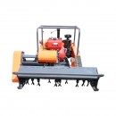 Masina de tuns iarba cu telecomanda pe senile, motor diesel 12.5CP, latime de taiere 1200mm THOR