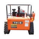 Masina de tuns iarba cu telecomanda pe senile, motor diesel 12.5CP, latime de taiere 1200mm THOR