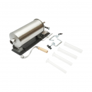 Masina de umplut carnati orizontala inox 3kg, 4 palnii 15, 19, 22, 25mm incluse