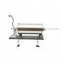 Masina de umplut carnati orizontala inox 3kg, 4 palnii 15, 19, 22, 25mm incluse