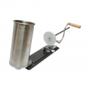 Masina de umplut carnati orizontala inox 3kg, 4 palnii 15, 19, 22, 25mm incluse