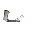 Masina de umplut carnati orizontala inox 3kg, 4 palnii 15, 19, 22, 25mm incluse