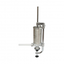Masina de umplut carnati verticala inox 1.25kg, 4 palnii 15, 19, 22, 25mm incluse