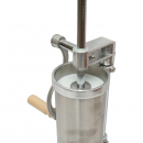 Masina de umplut carnati verticala inox 1.25kg, 4 palnii 15, 19, 22, 25mm incluse