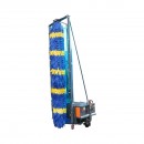 Masina electrica automata de spalat autobuze si camioane 48V, 1800W, baterie Li-ion, perie verticala 3.8m, rezervor apa 500L THOR