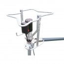 Masina electrica infiletat suruburi de fundatie elicoidale 220V, 2920W, cuplu 5300Nm pentru montaj la sol structuri panouri solare fotovoltaice Breckner Germany