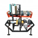Masina infoliat baloti 500/610x700mm cu motor pe benzina HONDA GX160 4.8CP, pornire sfoara