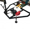 Masina infoliat baloti 500/610x700mm cu motor pe benzina HONDA GX160 4.8CP, pornire sfoara