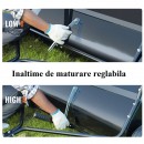 Masina pentru maturat gazon, atasabila ATV sau tractoras,  Latime de lucru 108 cm, cos colectare 200 l, Inaltime reglabila