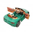 Masinuta electrica cu acumulator si telecomanda Bentley verde 6V/7Ah JE1166
