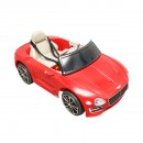Masinuta electrica cu acumulator si telecomanda pentru copii Bentley rosie 6V/7Ah JE1166