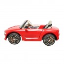 Masinuta electrica cu acumulator si telecomanda pentru copii Bentley rosie 6V/7Ah JE1166 scaun piele