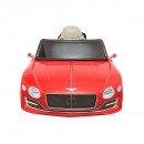Masinuta electrica cu acumulator si telecomanda pentru copii Bentley rosie 6V/7Ah JE1166 scaun piele