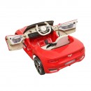 Masinuta electrica cu acumulator si telecomanda pentru copii Bentley rosie 6V/7Ah JE1166 scaun piele