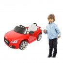 Masinuta electrica cu baterie 6V/4Ah si telecomanda pentru copii Audi TT JE1198 rosie