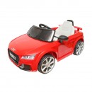 Masinuta electrica cu baterie 6V/4Ah si telecomanda pentru copii Audi TT JE1198 rosie