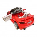 Masinuta electrica cu baterie 6V/4Ah si telecomanda pentru copii Audi TT JE1198 rosie