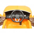 Masinuta electrica cu baterie 6V/7Ah si telecomanda pentru copii JJ2066 Audi Q8 galben cu scaun piele