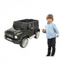 Masinuta electrica cu baterie 6V/7Ah si telecomanda pentru copii Mercedes G500 JJ2077 negru