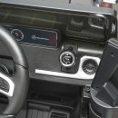 Masinuta electrica cu baterie 6V/7Ah si telecomanda pentru copii Mercedes G500 JJ2077 negru cu scaun piele