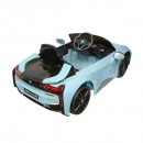 Masinuta electrica cu telecomanda pentru copii BMW i8 coupe 6V/7Ah JE1001 cu scaun piele