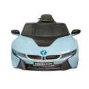 Masinuta electrica cu telecomanda pentru copii BMW i8 coupe 6V/7Ah JE1001 cu scaun piele