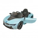 Masinuta electrica cu telecomanda pentru copii BMW i8 coupe 6V/7Ah JE1001 cu scaun piele