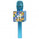 MICROFON KARAOKE PAW PATROL - ALBASTRU