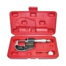 Micrometru de exterior cu afisaj digital si cadru emailat, metric 0-25mm