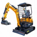 Mini excavator 1.8T pe senile cu semicabina, motor diesel Laidong 25CP, adancime sapare 2050mm, 3 cupe incluse 170/440/780mm THOR