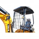 Mini excavator 1.8T pe senile cu semicabina, motor diesel Laidong 25CP, adancime sapare 2050mm, 3 cupe incluse 170/440/780mm THOR