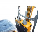 Mini excavator 1T pe senile cu semicabina, motor diesel 9.5CP, adancime sapare 1745mm, 3 cupe incluse 170/360/780mm THOR
