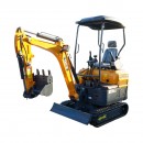 Mini excavator 2T pe senile cu semicabina, motor diesel Laidong 25CP, adancime sapare 2060mm, 3 cupe incluse 170/440/780mm THOR