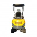 Mini excavator 2T pe senile cu semicabina, motor diesel Laidong 25CP, adancime sapare 2060mm, 3 cupe incluse 170/440/780mm THOR