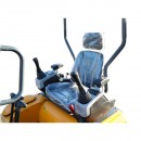 Mini excavator 2T pe senile cu semicabina, motor diesel Laidong 25CP, adancime sapare 2060mm, 3 cupe incluse 170/440/780mm THOR