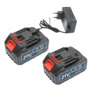 Mini fierastrau electric 700W cu 2 acumulatori Li-ion 21V/4Ah, lama 200mm (8 inch) Breckner Germany