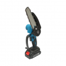 Mini fierastrau electric cu 2 acumulatori 24V, 2Ah Li-ion, lama 6 inch (150mm), turatie 4000rpm Breckner Germany