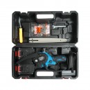 Mini fierastrau electric cu 2 acumulatori 24V, 4Ah Li-ion, lama 200mm (8 inch), viteza 7 m/s, turatie 4000rpm Breckner Germany