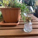 Mini Lampa cu gaz lampant Strend Pro Glass, inaltime 14.3 cm, abajur de sticla