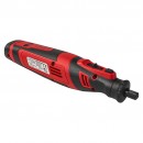 Mini polizor drept cu acumulator 8Vx2Ah, in cutie cu 127 accesorii