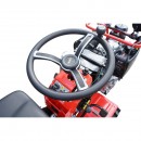 Mini tractor 4x4 diesel 17CP, 531cc, 3+1 viteze, 2 cutii de viteze, pornire electrica/manuala, latime lucru 1050mm cu freza, rarita, roti metalice, picior sprijin THOR