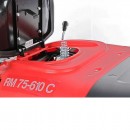Mini tractoras pentru gazon GeoTech, 6.7 CP 3000 rpm, Inaltime taiere 35-75 mm, Pornire electrica, 5 viteze, Diametru 61 cm