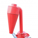 Moara cereale electrica cu aspiratie si ciclon 3kW, 220V, capacitate 400 kg/h, 3 site incluse THOR
