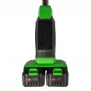 Motocoasa (Trimmer) electrica Micul Fermier 2x20V, 2 acumulatori 4Ah, maner dublu, motor fara perii