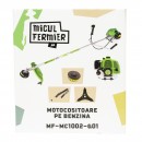 Motocositoare Micul Fermier 1.9CP, 43CC, motor benzina 2T, pornire rapida, 3 accesorii, tija 28mm